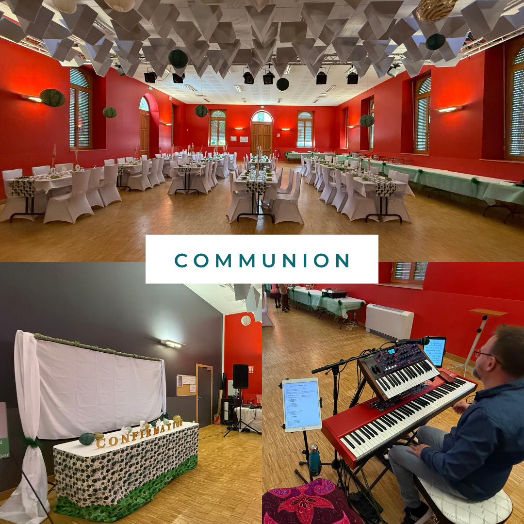 animation repas confirmation communion