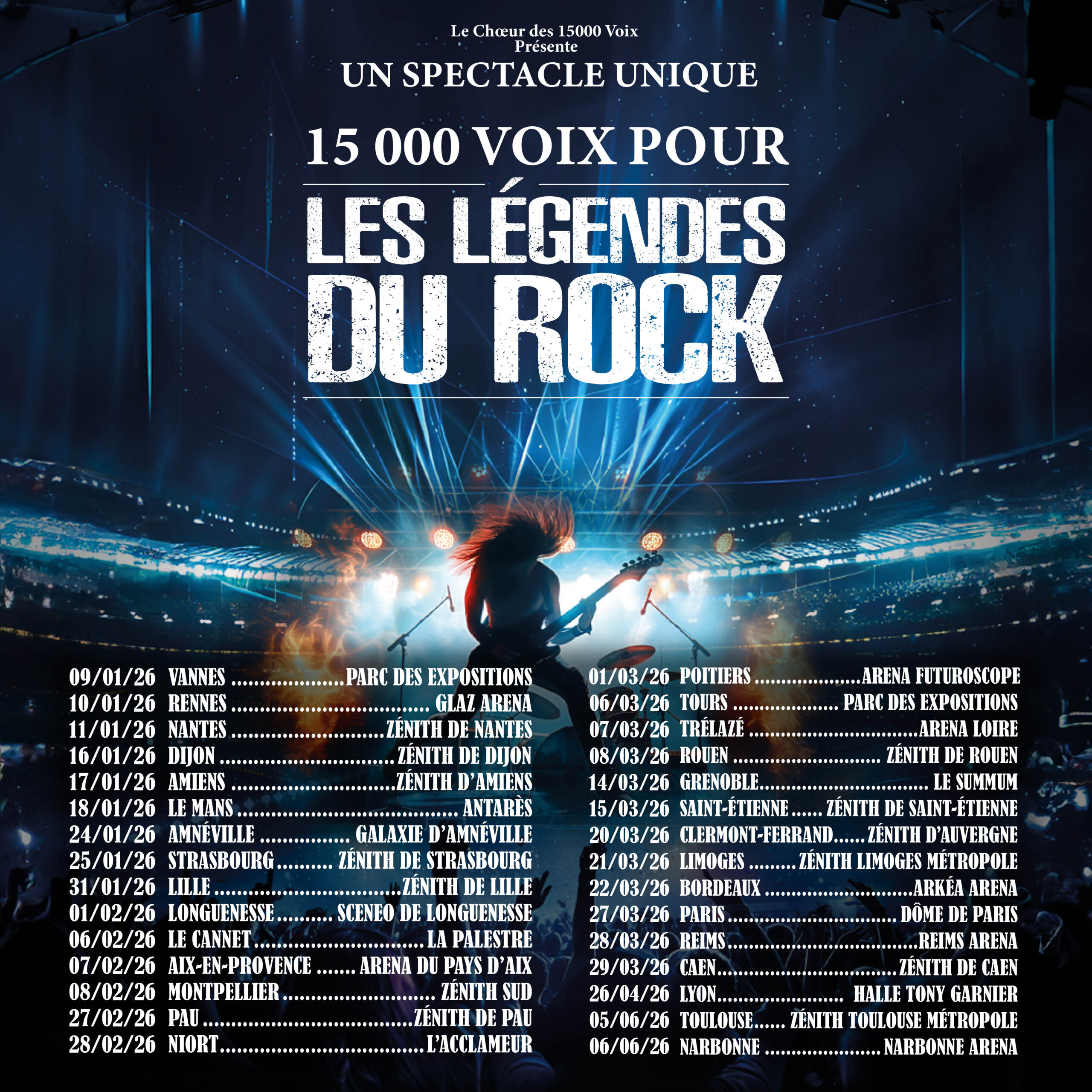 Les Légendes du Rock - 2026